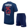 Virallinen Fanipaita + Shortsit Paris Saint-Germain 1 Star Champions of Europe Kotipelipaita 2024-25 - Lasten